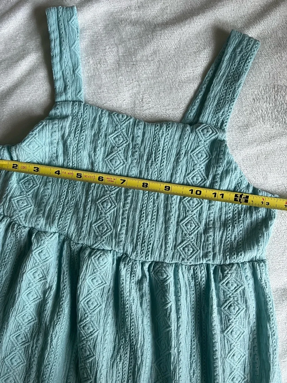 5/$20 SALE Carter's Aqua Knit Tiered Sundress for Girls